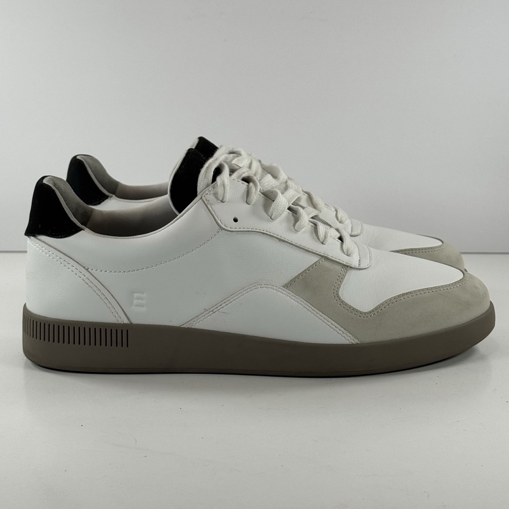 Everlane The ReLeather® Court Athletic Sneaker White Womens Size 10 Men' Size 8